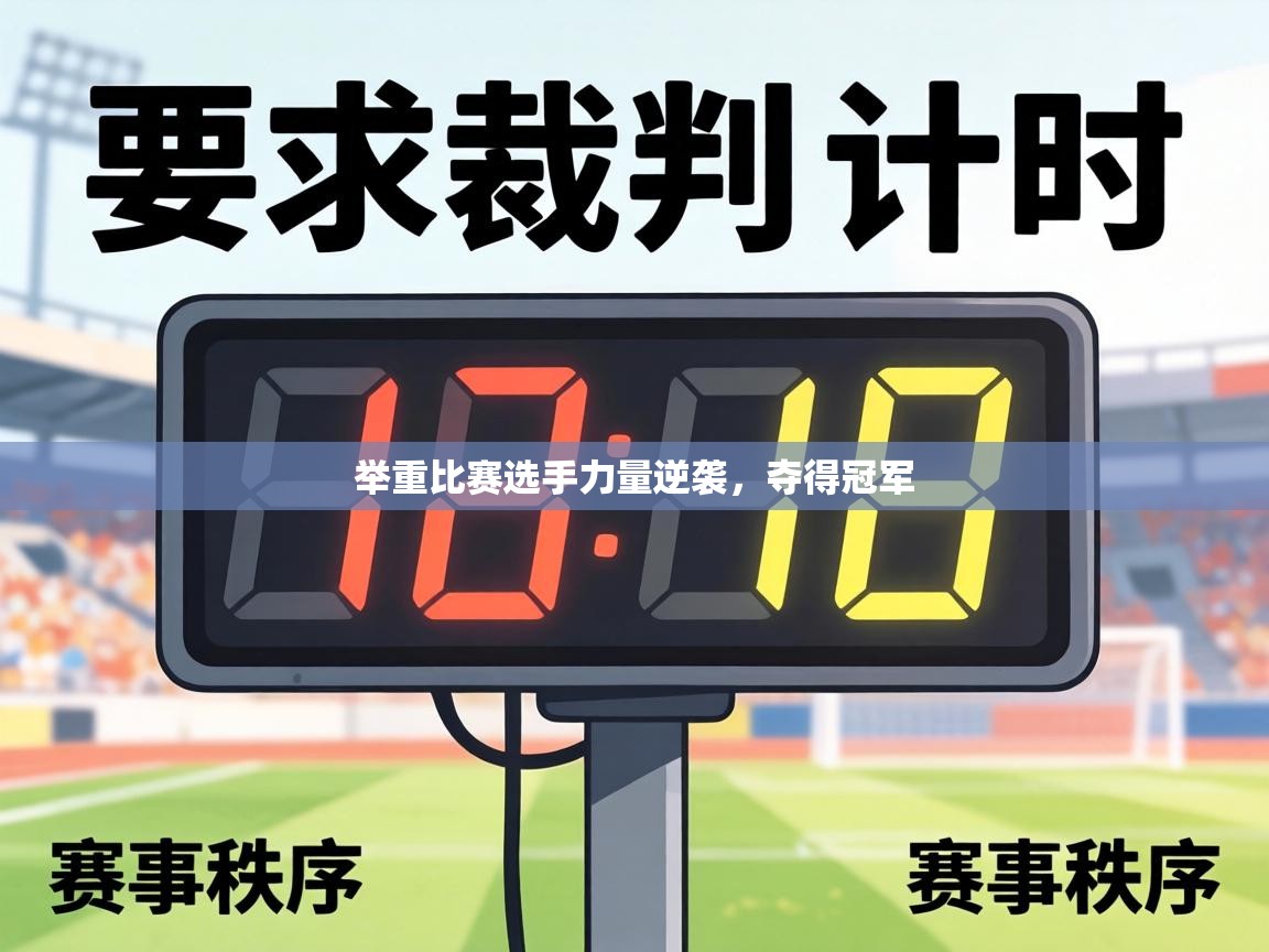 举重比赛选手力量逆袭，夺得冠军  第1张